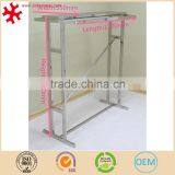 Durable Free Standing Stainless Steel Clothes Display Stand for Garment thumbnail-3