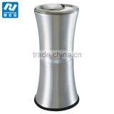 Stainless Steel Trash Bin With Ashtray thumbnail-3