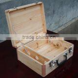 Wooden Wine Box for 3 Bottles thumbnail-2