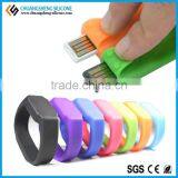 Changeable Neon Light Color LED Bluetooth Smart Watch Bracelet thumbnail-1