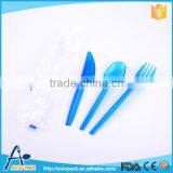 Chinese Supplier Aviopack Eco Friendly Blue PS Plastic Cutlery Spoon thumbnail-1