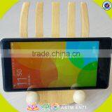 2017 Wholesale Hot Sale Wooden Hand Phone Holder W02A166 thumbnail-4