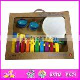 Hot Sale High Quality Wooden Drum Set, Musical Instruments Wooden Drum Set, Fashion Wooden Drum Set W07A030 thumbnail-1
