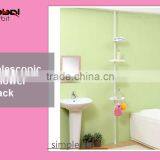 Telescopic Bathroom Corner Shower Shelf Rack 4 Tier Bath Storage Caddy Organizer thumbnail-2