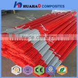 8ft Fiberglass Driveway Markers With Cap and Reflector- 5/16" thumbnail-6