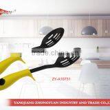 High Quality Plastic Nylon Slotted Spoon Hanging Kitchen Utensils With Soft Handle thumbnail-1