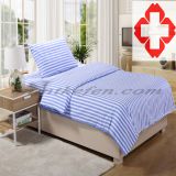 Cheap 100% Cotton Hospital Beddings Set Bed Sheet Duvet Cover Pillowcase
