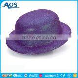 Elegant Black Stripe Purple Carnival Hat for Promotion thumbnail-5