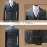 2016 Latest Design 3 Piece Suit With Notch Lapel Two Placket Buttons Flap China Supplier thumbnail-6
