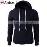 Wholesale Solid Color Men Custom Hoodies Xxxxl Pullover thumbnail-1