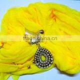 Indian Pendant Scarves,Jewel Scarves, Export Quality Scarves thumbnail-3
