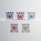 Set Of 4 Heart Star Stick On Self Adhesive Gems Colorful Rhinestones, Scrapbooking DIY Craft Acrylic Crystals thumbnail-1