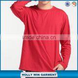 Long Sleeve Wholesale Blank Tshirt no Label thumbnail-3