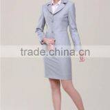 Summer Work Business Dress Ladies White Suits thumbnail-1