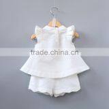 Girls Clothing Sets New Arrival Spring&Summer O-Neck Sleeveless Solid Kids Clothing Sets Children Clothing thumbnail-3