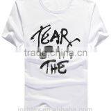 Wording Fancy Printed T-shirt Made in China thumbnail-3