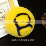 Rex Rabbit Fur Ball/ Fox Fur Letters Pom Doll Ball Keychain Bag Charms thumbnail-6