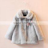 Faux Fur Jacket Girls Kids Warm Coat Children Winter Outwear Solid Single Button Coats All Children's Clothes and Accessories thumbnail-1