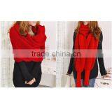 Free Size Hot Sale Korean Style Latest Woolen Scarf With Sleeve Novelty Winter Hijab Scarf,muffler thumbnail-4
