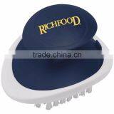 Palm Fruit & Vegetable Brush - Ergonomic Design Allows You to Slide Hand Between Handle and Base and Comes With Your Logo thumbnail-5