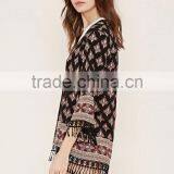 2016 Shandao New Arrival Printed Cotton Summer Fashion Long Sleeve Italian Blouse thumbnail-2