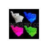 PVC Material, Color Change LED Elephant Shaped Flashing Keychain for Holidays Gifts, Toys