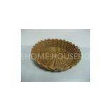 Round Pretty Polyrattan Bread Basket , Bakery Display Baskets thumbnail-1