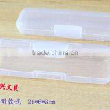 Curtom Logo Print Transparent Colorful Plastic Pencil Case Pen Boxes thumbnail-4