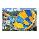 Awesome Yellow / Blue Kids Tornado Water Slide for Water Park Equipment thumbnail-1