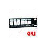 Rj45 1U 24 Port FTP Rack Mount Patch Panel , Empty Patch Panels With 110 IDC