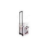 Square White Cardboard Trolley 2 - Wheels With Glossy Varnishing thumbnail-1