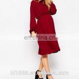 China Dongguan Supplier OEM ODM Maternity Wear Clothings Dress With Soft Tie Wholesale Maternity Clothes For Pregnant Women thumbnail-4