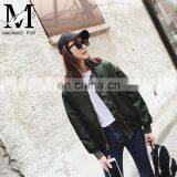 2016 Women Hooded Winter Military Raccoon Fur Hooded Bomber Jacket With Fur Lining thumbnail-6