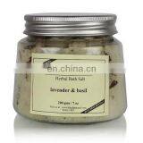 Khadi Natural Herbal Lavender Basil Bath Salt