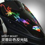 Spirit Beast Motorcycle Modified Wildfire Reflective Sticker Body Decoration BL303 thumbnail-1