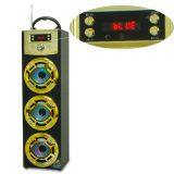 Portable Wooden Wireless Bluetooth Speaker Outdoors Microphone Karaoke Speaker thumbnail-3