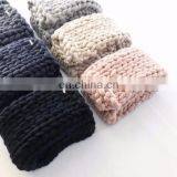 Super Chunky Thick Yarn Hand Made Knit Throw Blanket