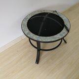 Upgraded] FEMOR Large 3 in 1 Fire Pit With BBQ Grill Shelf,Outdoor Metal Brazier Square Table Firepit Garden Patio Heater/BBQ/Ice Pit With Waterproof Cover (Fire Pit & Grill) thumbnail-4