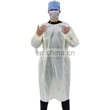 disposable isolation gown breathable dustproof elastic cuff