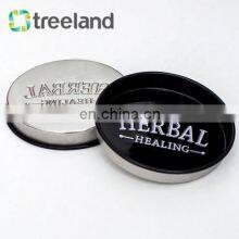 Popcorn Paper Canister Herb Tin Box Kraft Tube With Black Tin Lid thumbnail-4