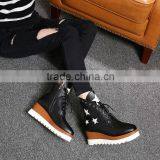 New Fashion Girl Double-deck Outsole Laced Sport Shoes From Directly Factory With Side Zipper thumbnail-5