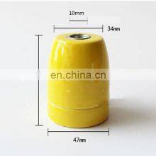 Tonghua High Quality E26 E27 Lamp Holder Colors Pendant Lamp Lighting Accessories Vintage Ceramic LED Bulb Socket thumbnail-2