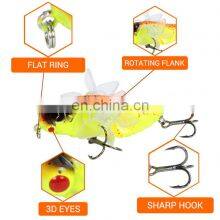 New Design 75mm 15.4g Floating Rotating Wings Propeller Fishing Lure Whopper Plopper Freshwater Saltwater Lures thumbnail-2