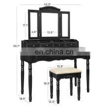 Modern Vanity Table With Mirror Makeup Table Dressing Table Set