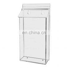 Outdoor Brochure Holder Car Mount Acrylic Brochure Box With Suction Cups thumbnail-2