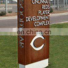 Corten Steel Laser Cut Privacy Screen Metal Wall Siding thumbnail-4