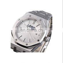 New Custom Logo Luxury Mens Stainless Steel Automatic Mechanical Watch Waterproof Watch thumbnail-1