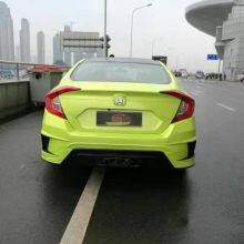 It is Suitable for Honda Ten-generation Civic Modified Front Bumper Rear Bumper One-piece Side Skirt thumbnail-2