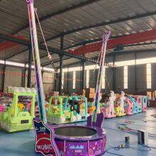 Park Backyard Carnival Ride Big Single Para 5 Trailer Jump 4 in 1 Jumping 4 2 1 Persons Bungee-trampoline Bungee Trampoline thumbnail-3