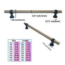 Furniture Hardware Pulls Fittings Aluminum Profiles Wardrobe Drawer Cabinet Door Handle thumbnail-5